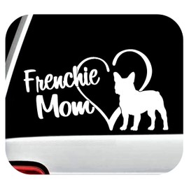 Frenchie Mom French Bulldog Decal Sticker for Car Window BG 774