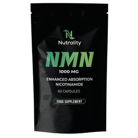 Nutrality NAD+ Nicotinamide 60 Capsules | High Strength NMN Supplements UK