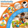 Electric Train Set for Kids Ages 3-8, 208Pcs 3D Flexible