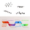 720 Pcs M3 Metric Hex Socket Head Cap Screws Bolts