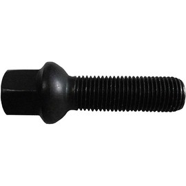 10 Wheel Bolts Wheel Bolts Black Ball Collar R14 M14 x 1.5 50 mm