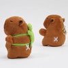 Clearstone Capybara Plush Keychain Chabimaru Turtle with Music, 7.3 inches