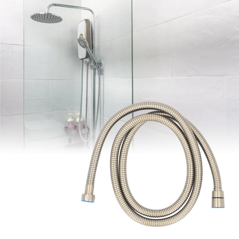 Shower Hose Cold Hot Dual Control Stainless Steel Flexible Pipe