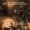 Antique bronze Oversized Lamp Shade,Tree Pattern Court Style Lampshades.