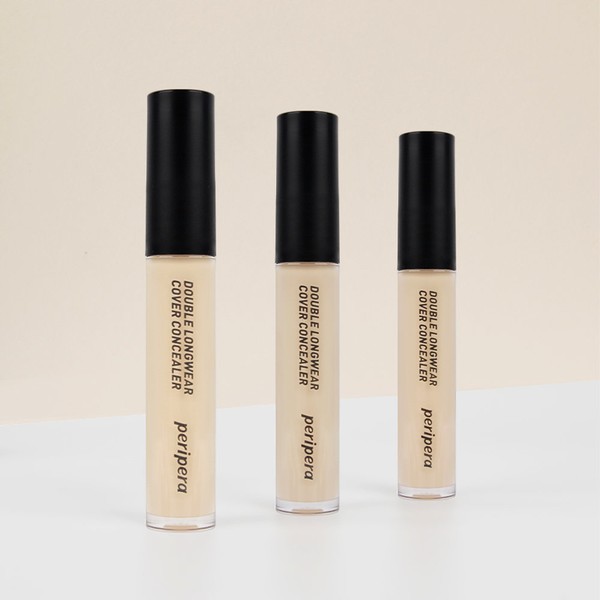 Peripera Double Long Wear Cover Concealer 5.5g - Recently Arrived/K, No. 02 Natural Beige
