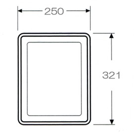 AG 18 – 8 Stainless Steel Shallow Type Corner Bat
