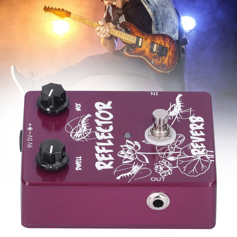 Spring Reverb Pedal Electric Guitar Reflector Effect Accessories Aluminum Alloy