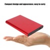 TYPE C Mobile Hard Disk External Red Metal Case for