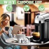 CAPMESSO Coffee Capsule, Reusable Vertuoline Pod Refillable Vertuo Capsules Stainless