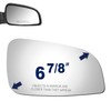 JZSUPER Side Mirror Glass fit for 2008-2012 Chevy Malibu LS,
