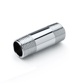 T&S Brass 002341-40 Nipple, 3/8" NPT x 1-1/2" Long (Chrome Plated)
