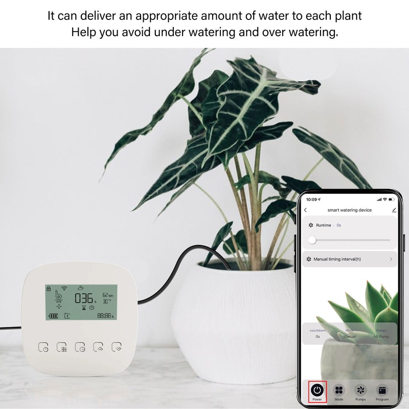 Automatic Drip Irrigation Kit Smart APP WiFi Programmable Timing Irrigaition