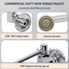 AA Faucet Wok Range Center-On Automatic Faucet with 17" Spout