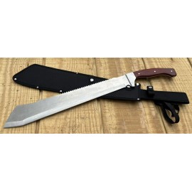 Tattva Tactical Heavy Duty Machete Sawback XL 25” Full Tang 8mm Thick Heavy Gauge Indestructible