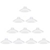 LuluEasy 55mm 10 Pieces Large Suction Cups Clear Thick Without