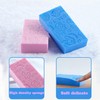 2PCS Exfoliating Bath Sponge, Body Shower Sponge Spa Scrub Soft