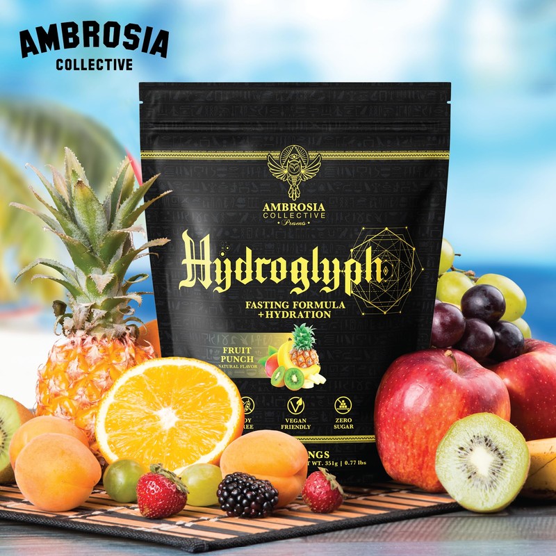 Ambrosia Hydroglyph Intraworkout Formula w/BCAA + EAA + Electrolytes Hydration