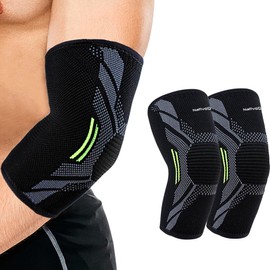 NativoDex Elbow Brace - Compression Bandage for Elbow, Tennis Elbow, Golfer's Elbow, Tendonitis, Osteoarthritis, Sports - Brace for Men and Women