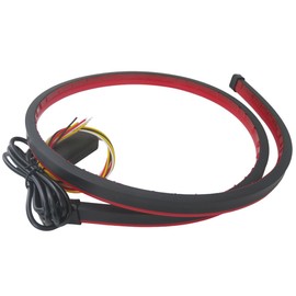 BSDLIET New Updated LED Third Brake Light Strip with Sequential Turn Signal,Turn Left/Right Light Flexible High Mount Stop Light Lamp Red Strip DC-12V (40.6inch) Waterproof