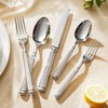 KINGSTONE Silverware Set, 5-Piece 18/10 Stainless Steel Flatware Set -