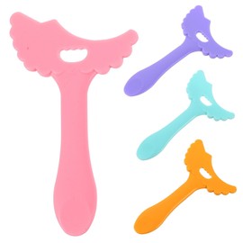 Healvian 4pcs Multifunctional Eyeliner Stencil and Eyeshadow Guide Tool Compact and Versatile Makeup Aid for Eye Looks Anytime