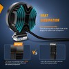 Nilight LED Pods 2Pcs 4.5Inch 42W 4200LM Round Flood Light