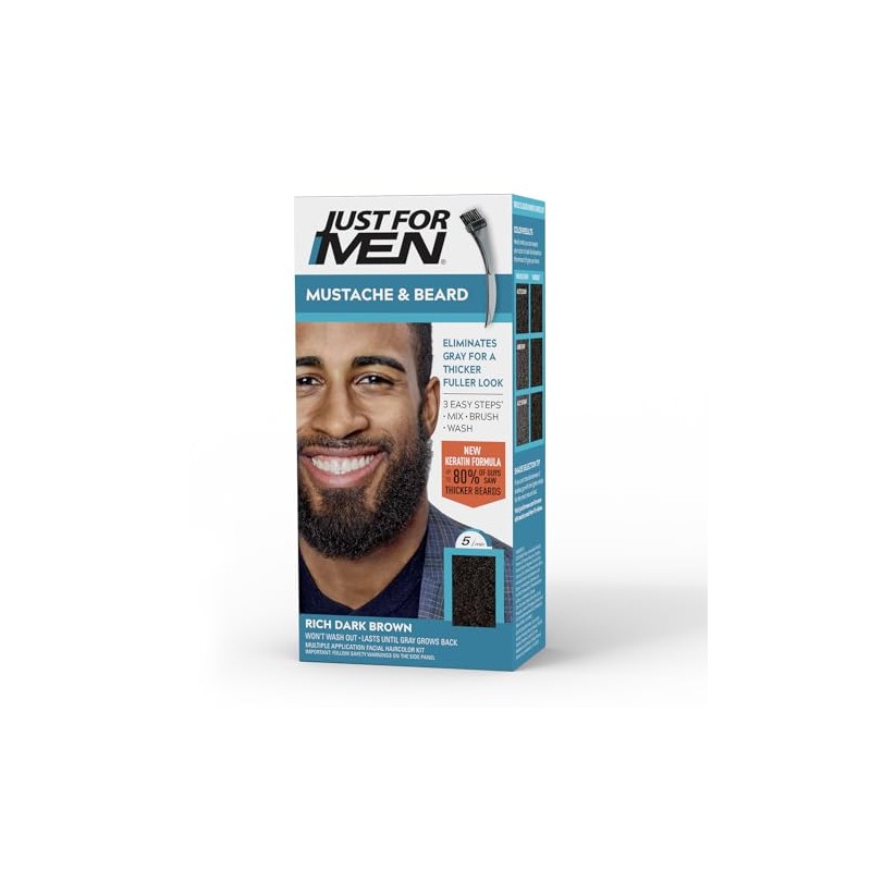 Just For Men Mustache & Beard, #M-47 Rich Dark Brown