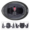 GLX GX11 Compact Motorcycle Helmet - Matte Black, X-Large -