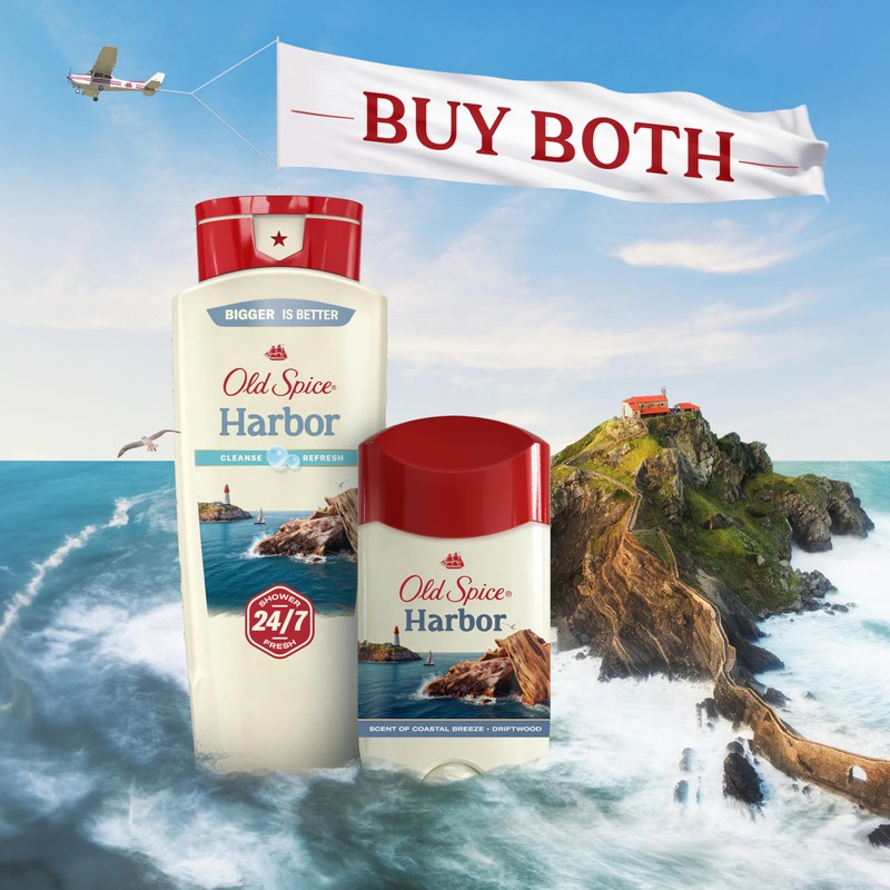 Old Spice Antiperspirant Deodorant for Men, Harbor Scent, 48 Hr