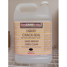 Consandtrate Crack-Seal 32 oz. Ready to use. Apply to Dry Sand Placed in Cracks to Seal in Place.