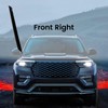 Windshield A-Pillar Trim Molding Left and Right Set Compatible with