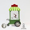 Acrylic LED Water Spinning Cart with Gnome Light-Up Garden Decoration