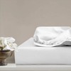 Purity Home 100% Cotton King Size Fitted Sheets White 150x200cm,