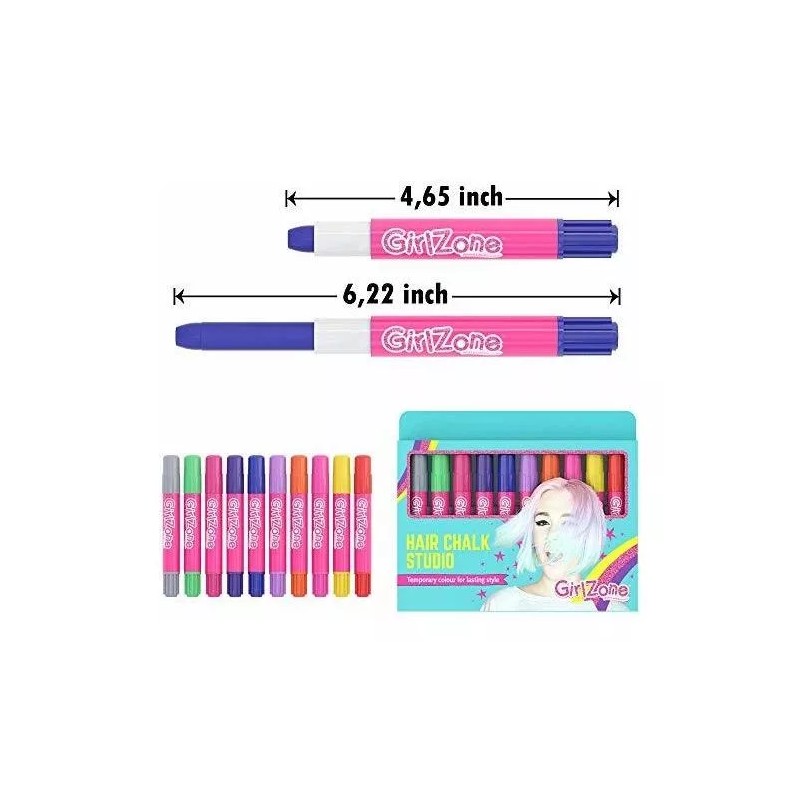 GirlZone Tinte Temporal Girlzone De Cabello Para Niñas