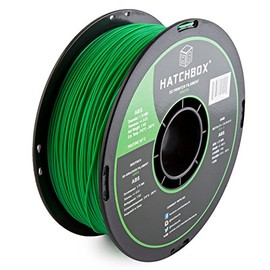 HATCHBOX ABS 3D Printer Filament, Dimensional Accuracy +/- 0.3 mm, 1 kg Spool, 1.75 mm, Green
