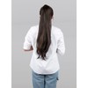 Stasia Street 20-Inch Straight Clip-In Pony Tail Korean Synthetic Breatheable