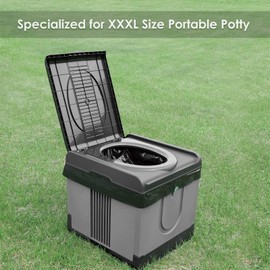 TRIPTIPS Portable Toilet Bags Drawstring 13 Gallon Camping Toilet Bags Toilet Waste Bags Leak-Proof Toilet Liners, Trash Bags for Camping, Hiking, Traveling