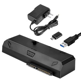 A-Goldnest SATA to USB Adapter for 2.5 3.5 Inch HDD/SSD Hard Drive Disk, Optical Drive, with 12VPower Adapter, 2-in-1 SATA to USB Adapter