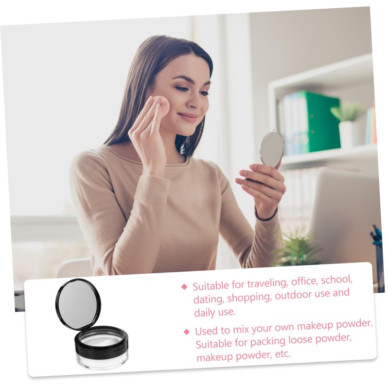 Mikinona Cosmetic Case with Puff Makeup Case Empty Puff Holder