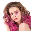 Stargazer Chunky Glitter Shaker, UV Orange. Cosmetic glitter for use