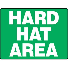 Accuform HARD HAT AREA (MPPE544VA)