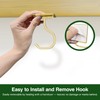 bussdis Banana Hook Under Cabinet - Adhesive Banana Hanger Under