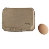 Half Dozen Egg Cartons- Henlay Blank Flat Top Six Pack