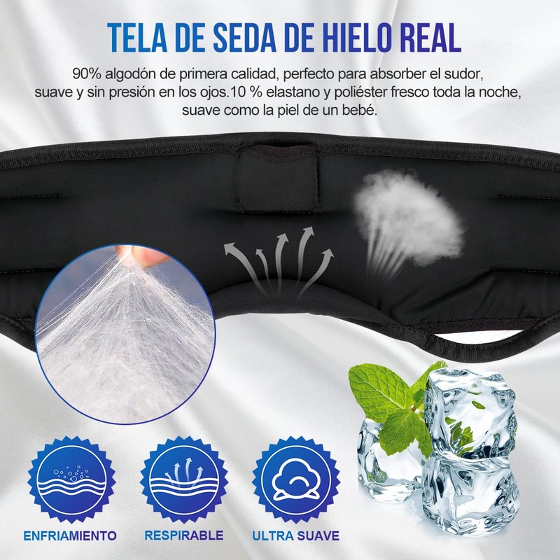 TPfocus Sleep Headphones Sleeping Mask with Headphones, Bluetooth Sleeping for