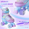 MammyGol Roller Skates for Kids Boys Girls, Adjustable Quad Skates