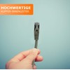 1aTTack.de 10m - grau - 1 Stück CAT.7 Netzwerkkabel Patchkabel