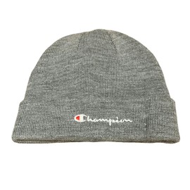 Champion Unisex Beanie Hat, Dark grey mottled