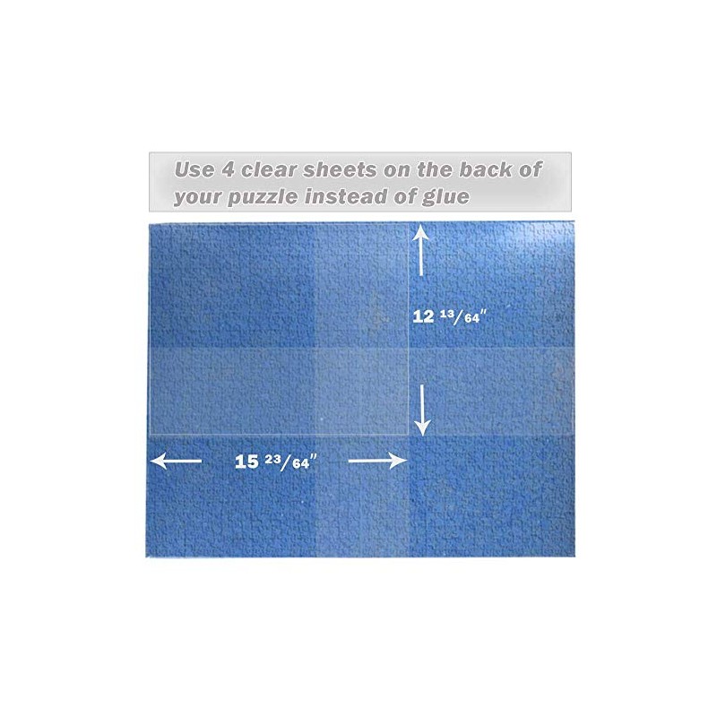Puzzle Glue Sheets Clear Extra Large Puzzle Saver Peel and