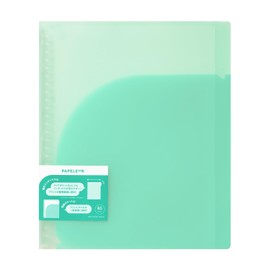 Kyokuto LN58MG Papelul B5 26 Hole Binder Slim, Mint Green