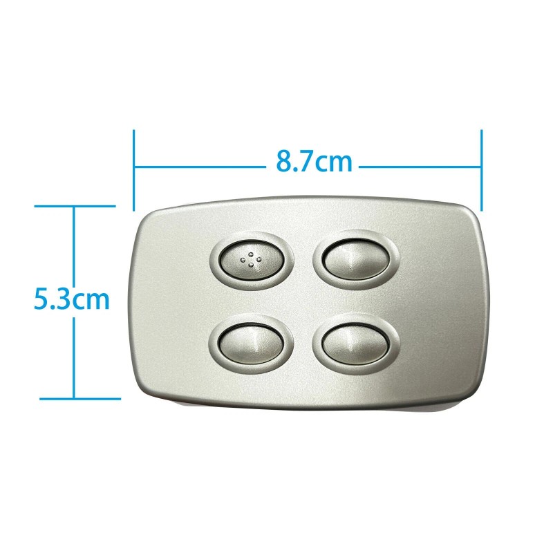 Fruhdi Power Recliner Switch SMT-S40201R 4 Button 5 Pin Prong